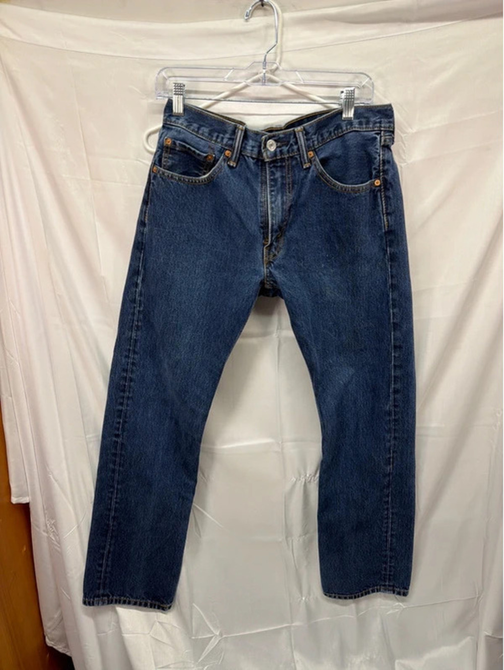 Levi’s 505 blue jeans